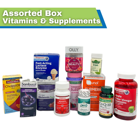 Vitamins and Supplements: Assorted Box