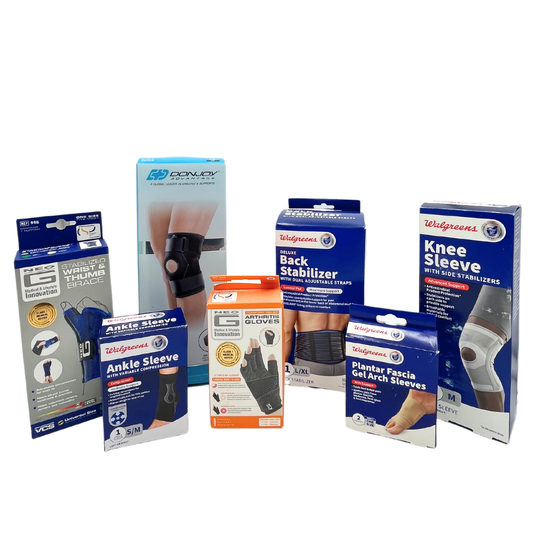 Braces and Supports - Assorted Box