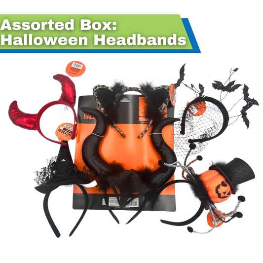 Halloween Headbands - Box of 30