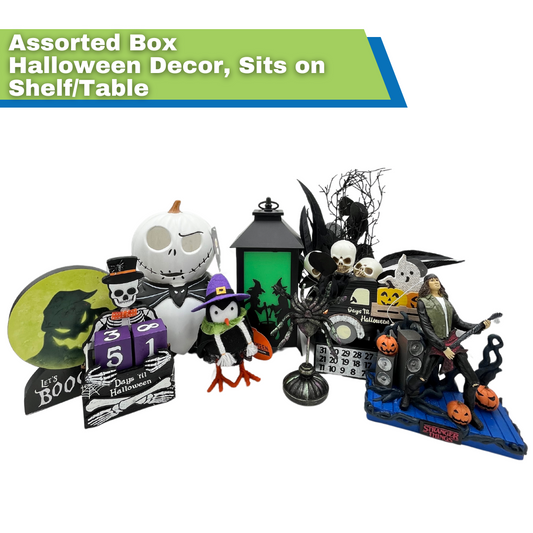 Halloween Decor: Sits on A Table or Shelf, Assorted Box