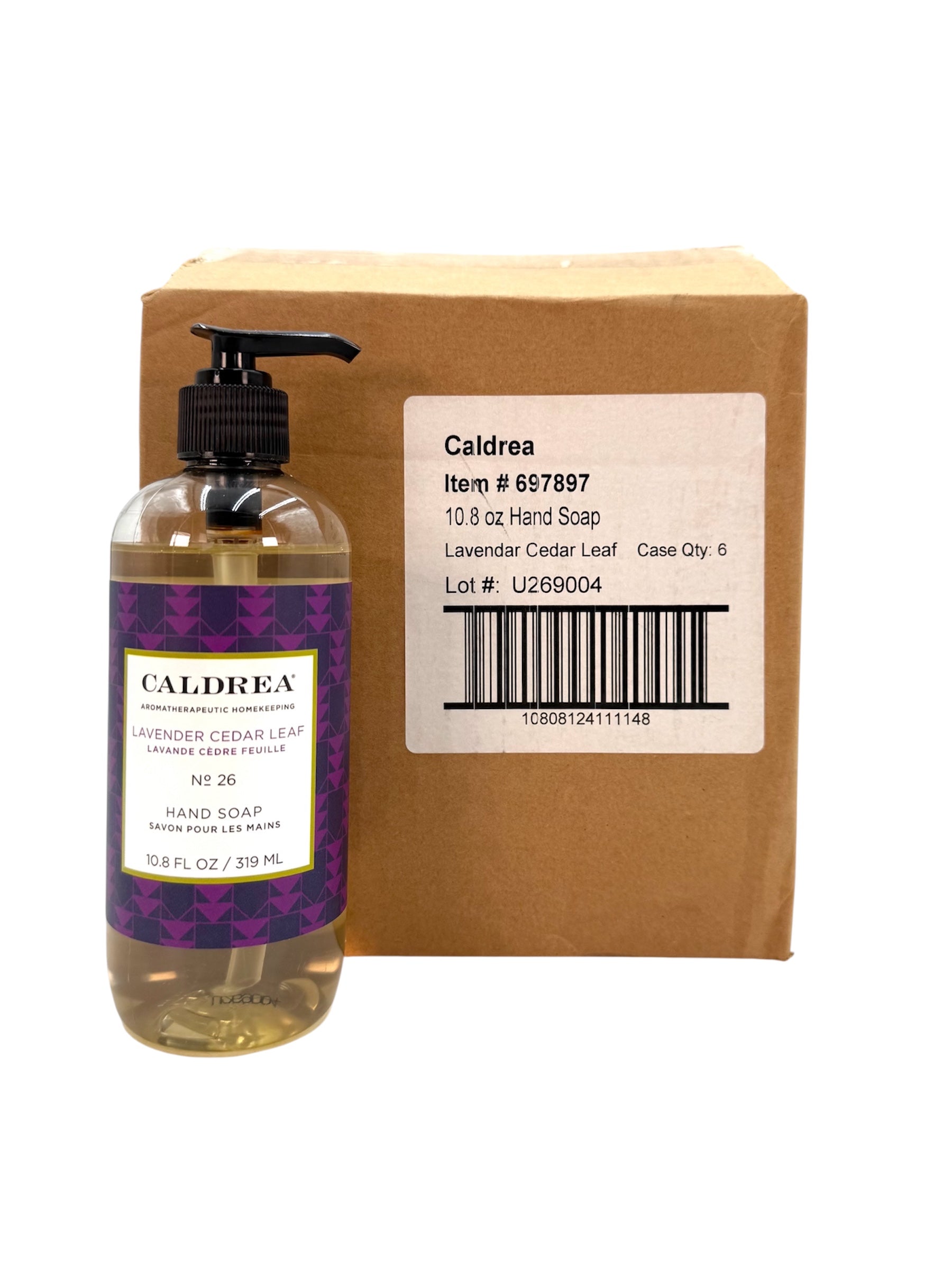 Caldrea Hand Soap - 10.8 oz. Bottle, Case of 6 Bottles