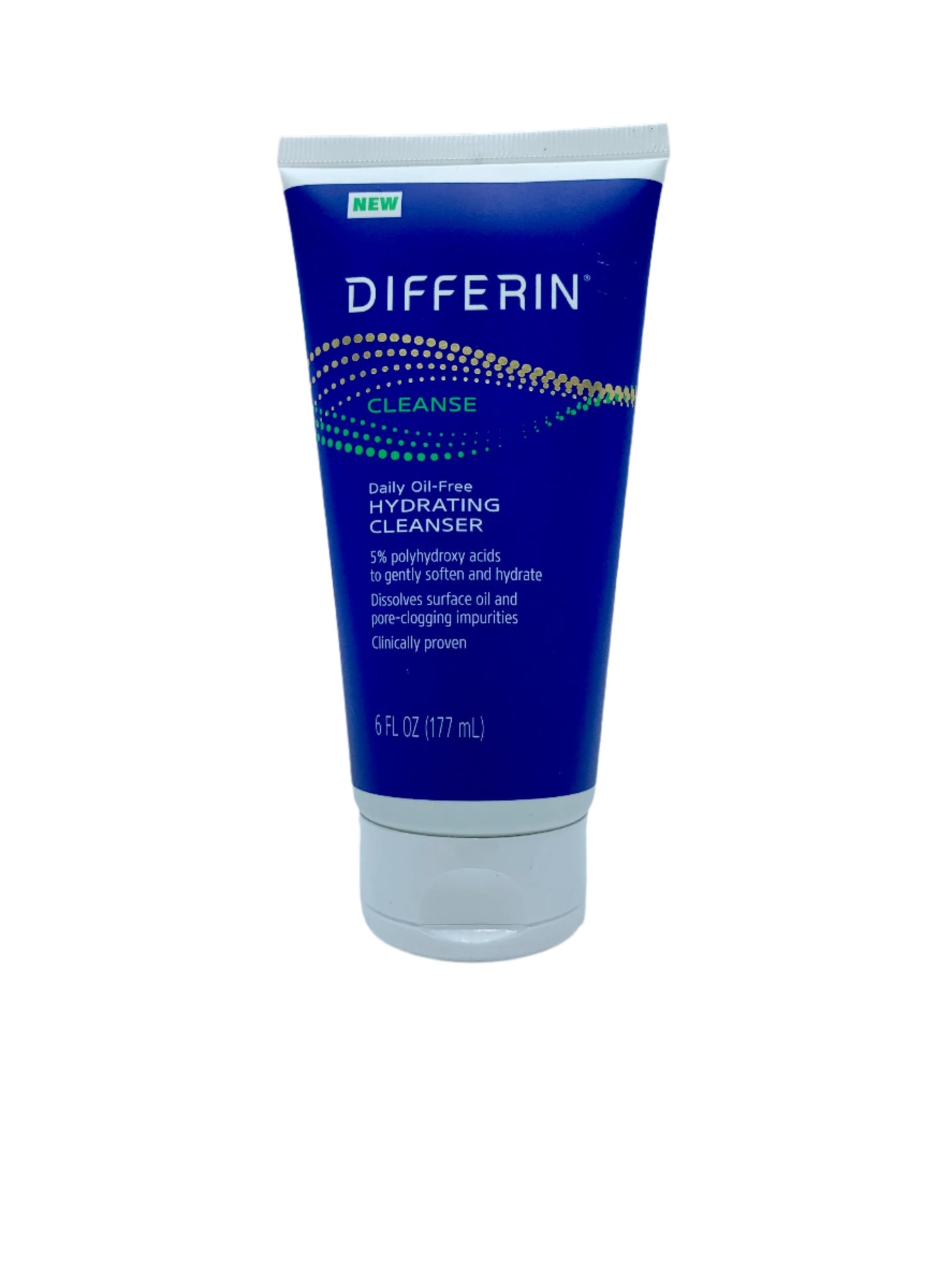 Differin Daily Oil-Free Hydrating Cleanser. 6 oz tube.  3 tubes per pack.