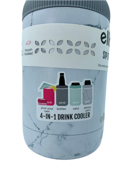 Insulated Can Cooler, Ello Brand.  Case of 6 can coolers