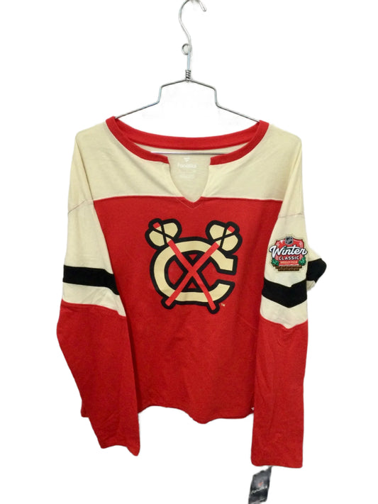 Blackhawks Winter Classic Women's Long Sleeve V-Neck Shirt