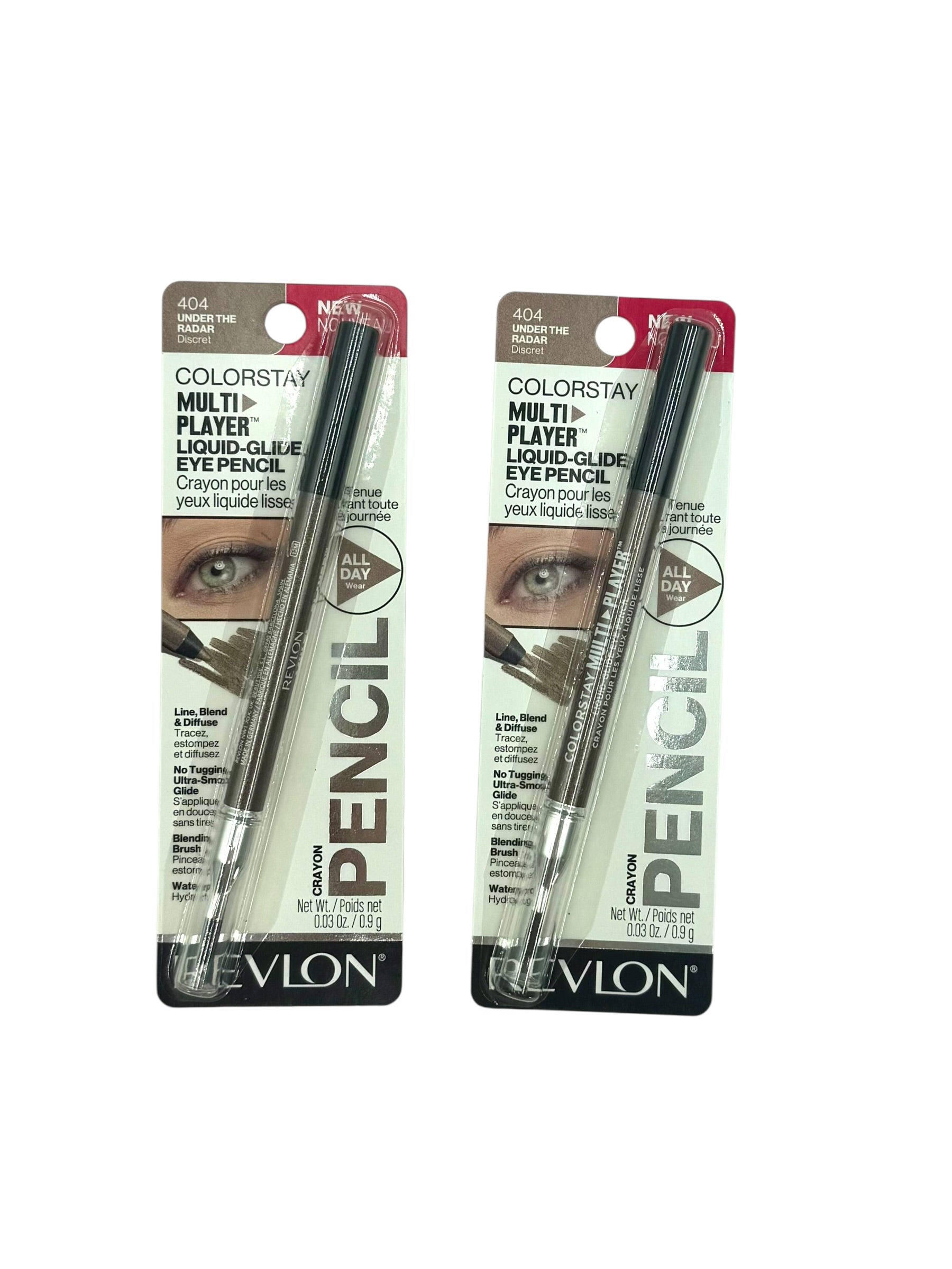 Revlon ColorStay Liquid-Glide Eye Pencil, Shimmery Taupe - Pack of 2