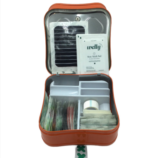 Welly First Aid Tin- Orange Kit