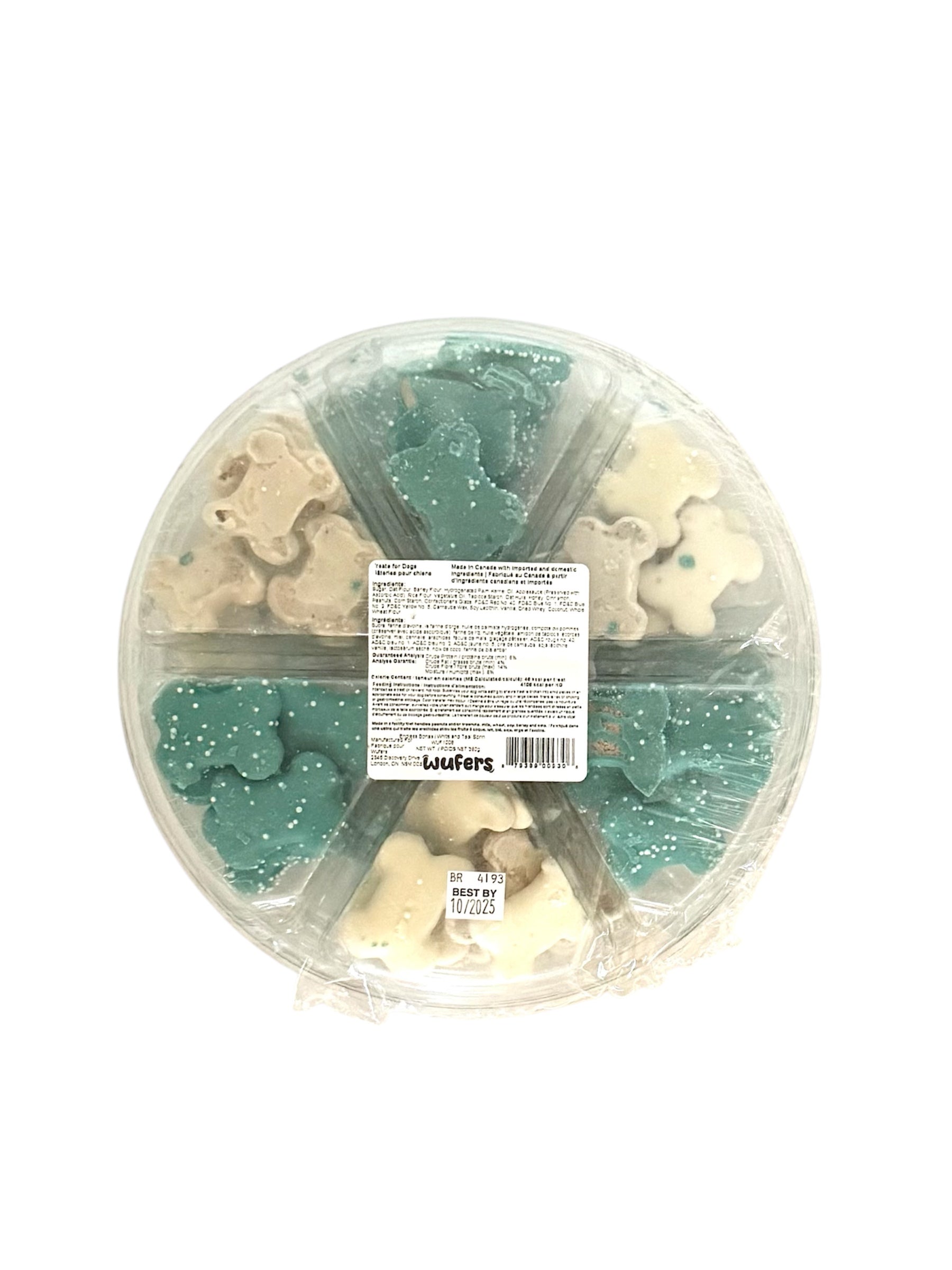 Wufers Gourmet Dog Treats - Platter of 32 Treats, Set of 2 Platters