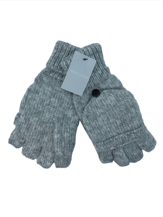 Women's Fingerless Gloves, Assorted Gray & Black