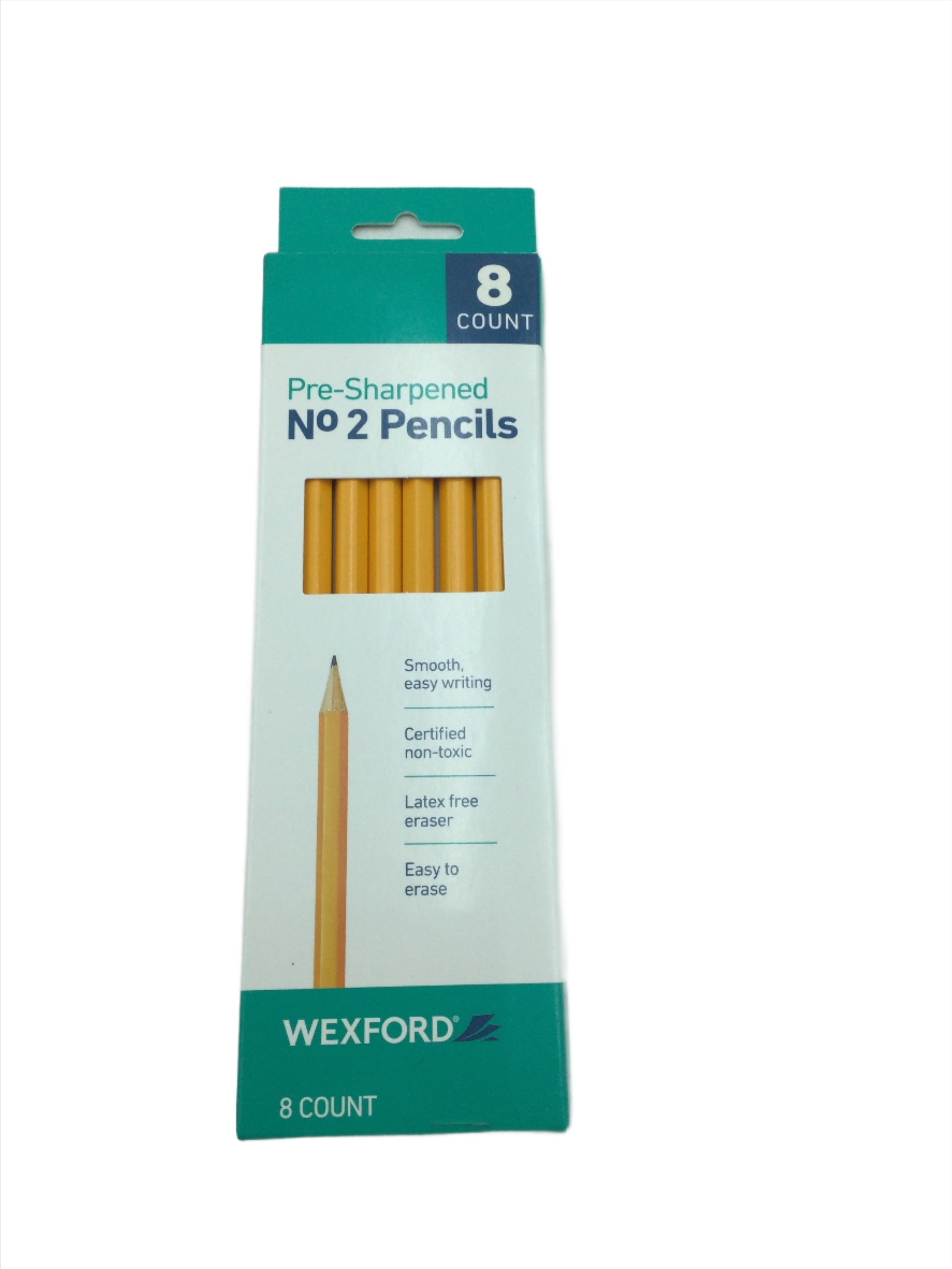 No.2 Pencils, Pack of 8 Pencils, Assorted Brands
