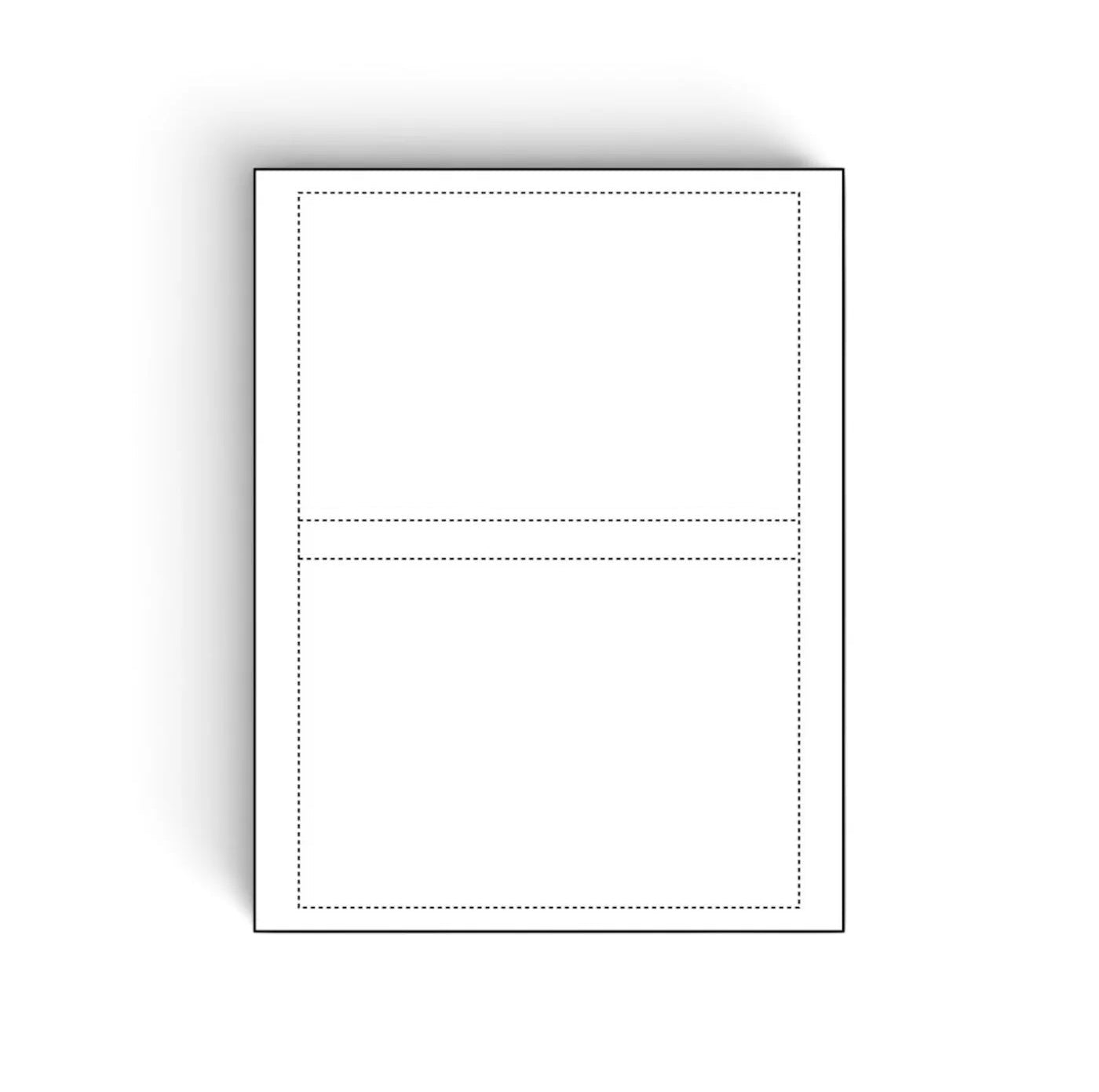 Perforated 5 x 7 Blank Cards - 500 count