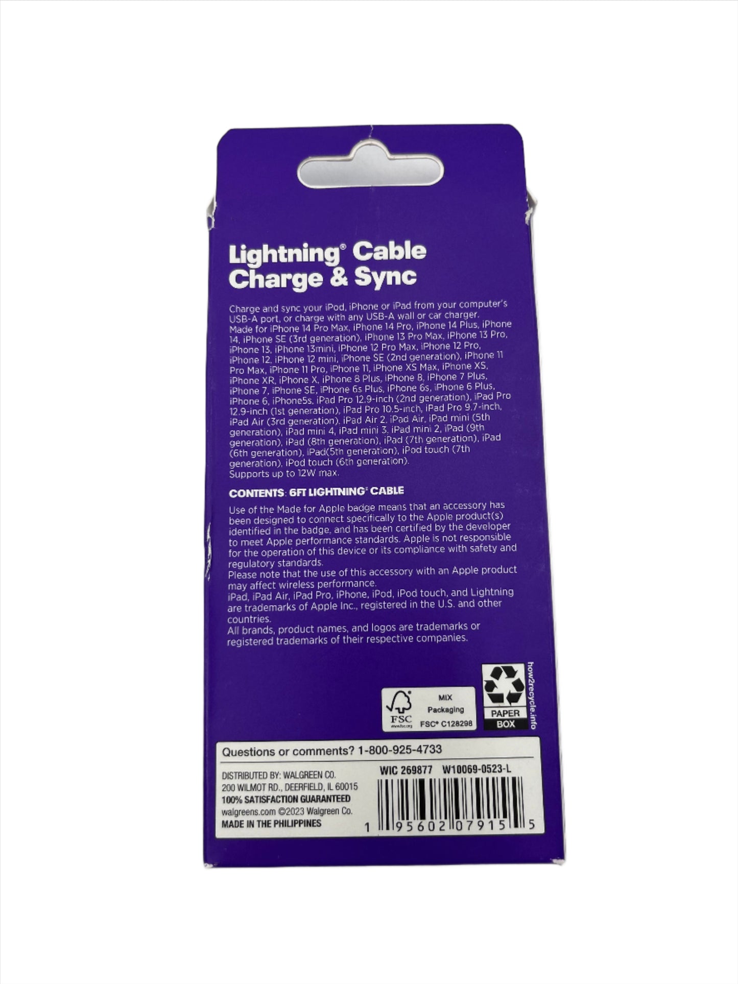 Phone & Electronics Charge & Sync Cords - Assorted brands & lengths