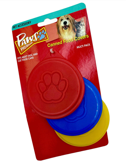 Dog Canned Food Cover, Paws Brand - Pack of 3 Covers