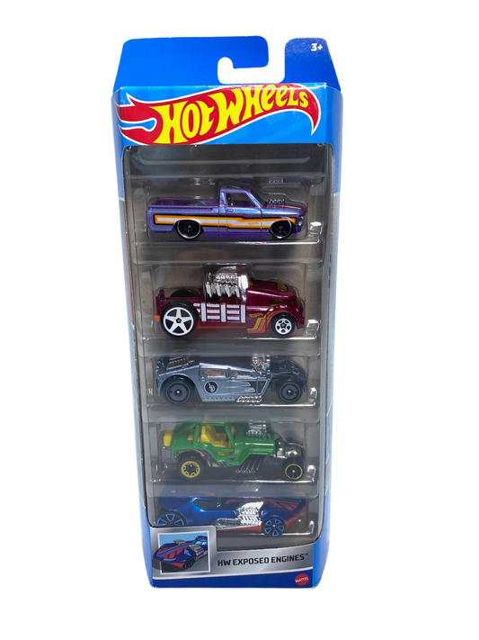 Toy Cars, Hotwheels Set of 5 toy cars, assorted types