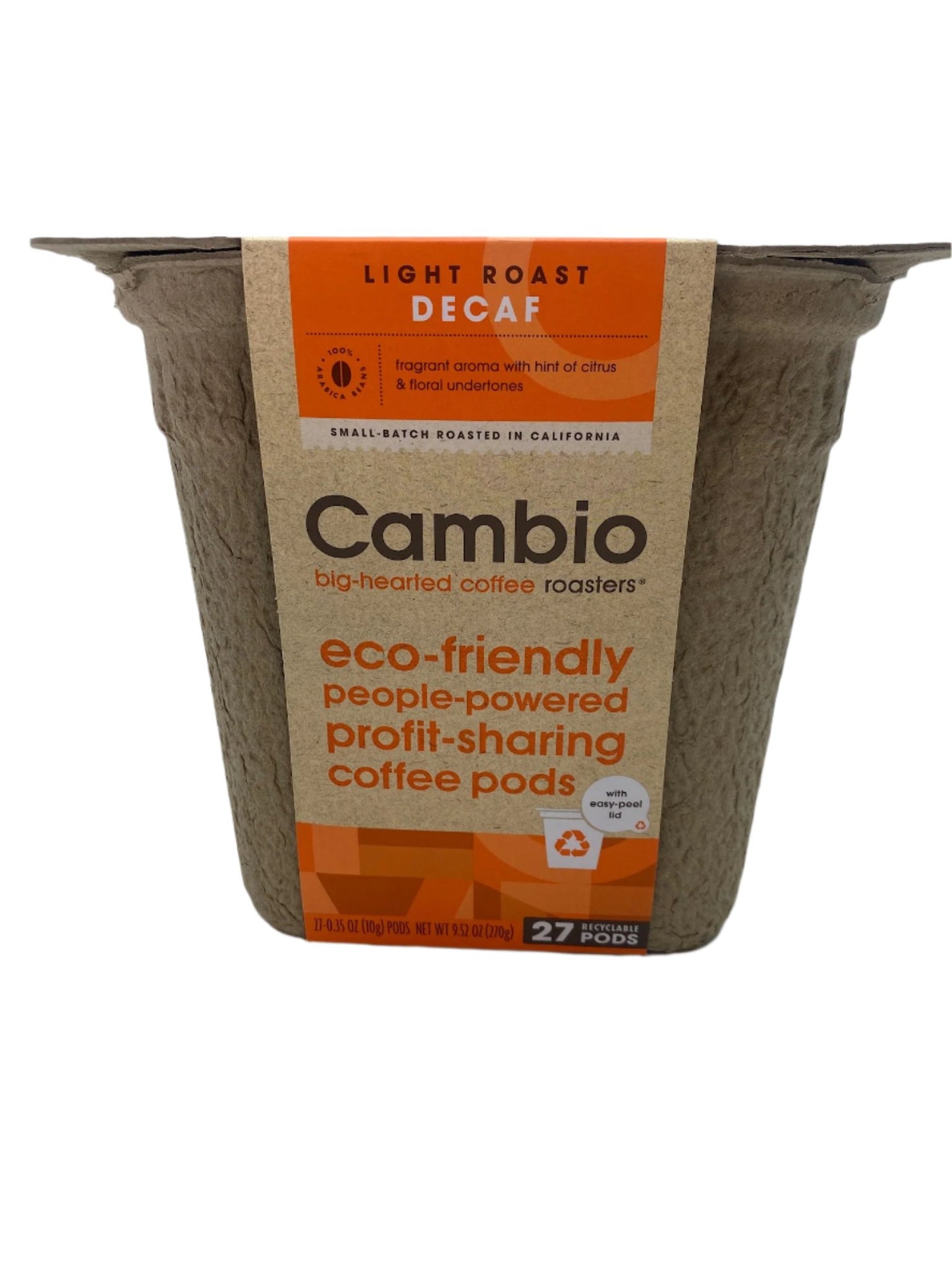 Cambio Roasters Coffee Pods - Tub of 27 pods