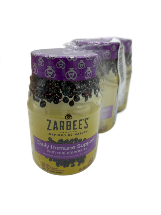 Supplement, Zarbee's Daily Immune Support Gummies- Bottle of 42 Gummies- Case of 12