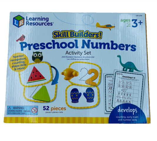 Preschool Numbers Activity Set, Learning Resources