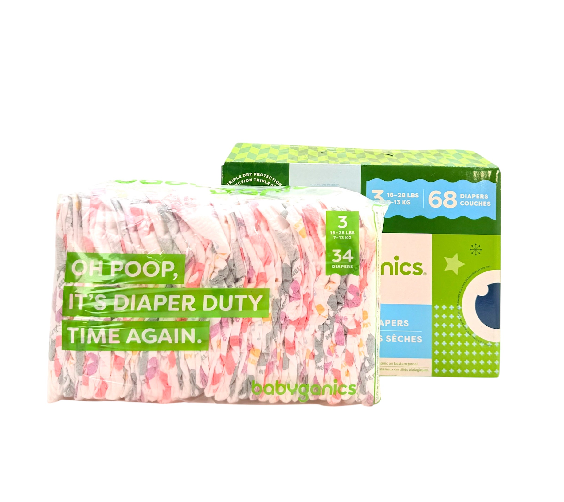 Diapers, Babyganics Triple Dry