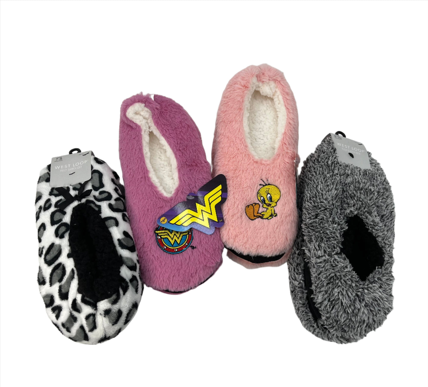 Women's Fuzzy Slipper Socks