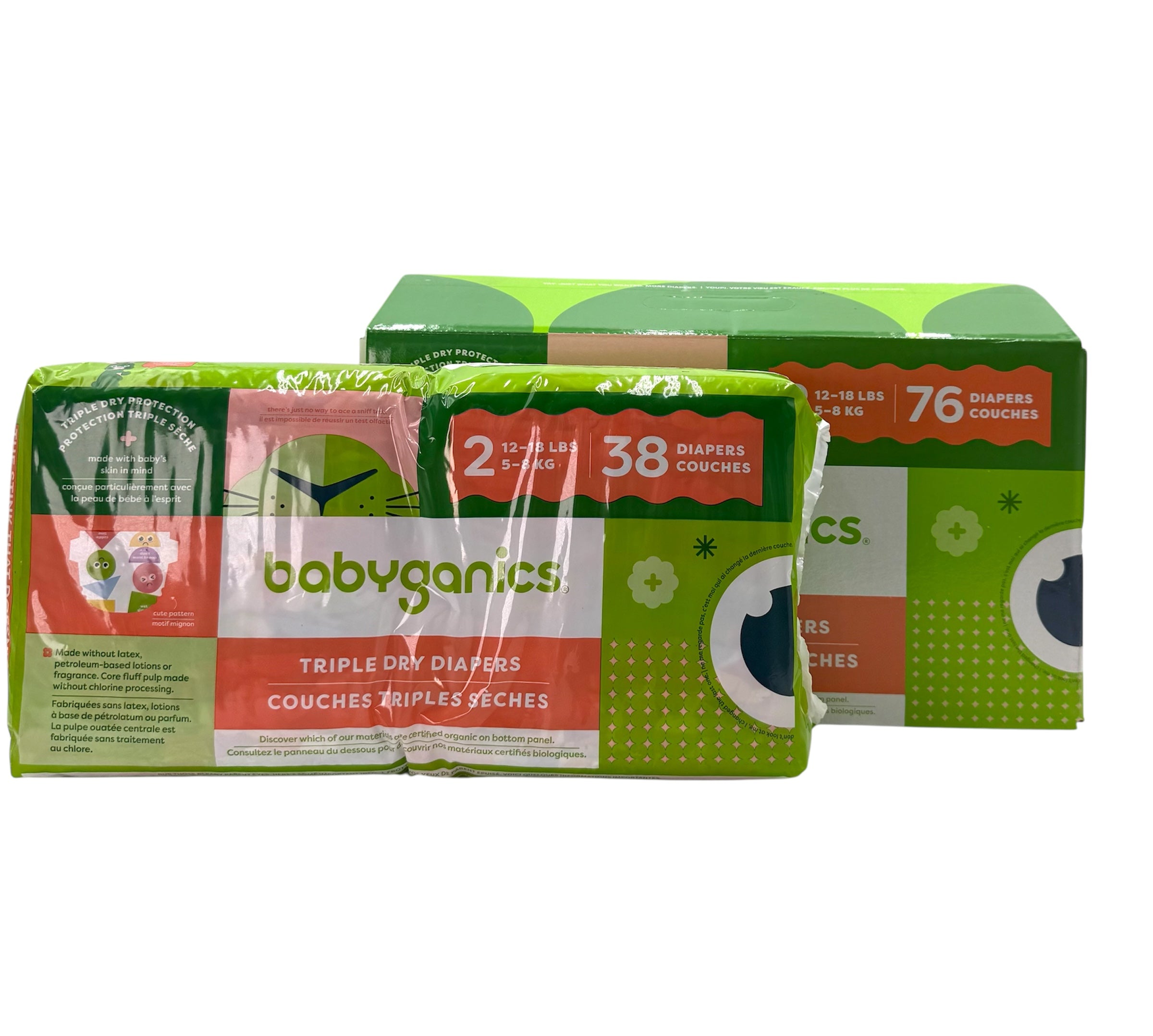 Diapers, Babyganics Triple Dry