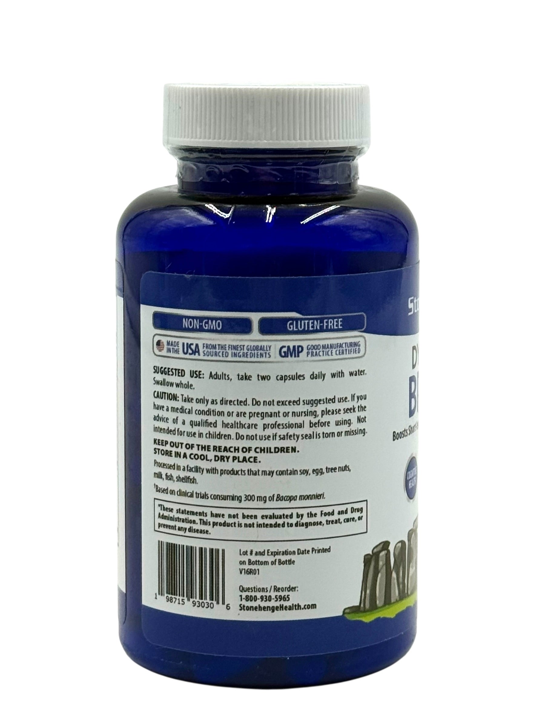 Dynamic Brain Supplement, Stonehenge Health - Bottle of 60 Capsules