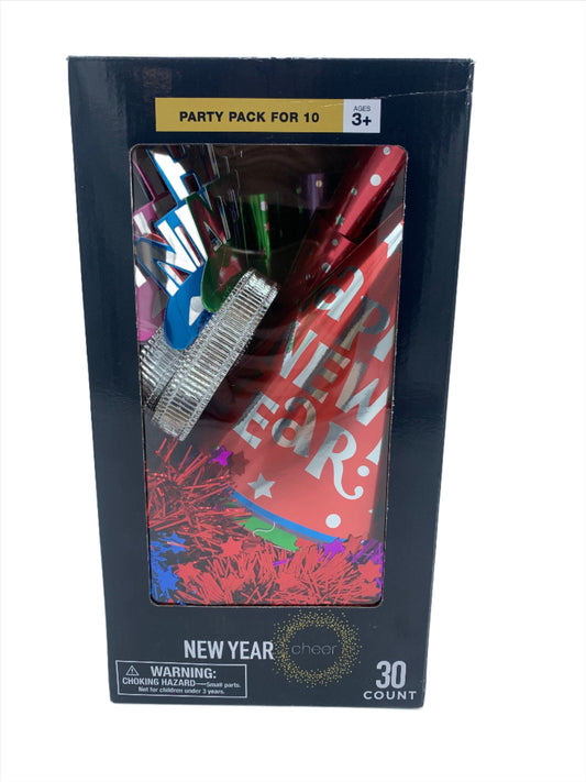 New Years Party Pack for 10 People- Case