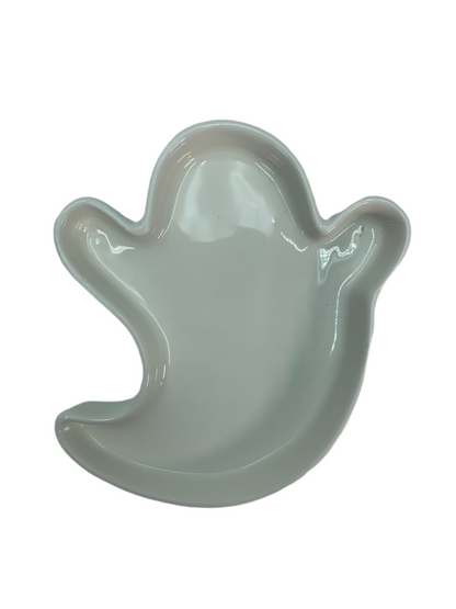 Halloween Candy Dish - Ceramic Ghost or Black Bat - Small