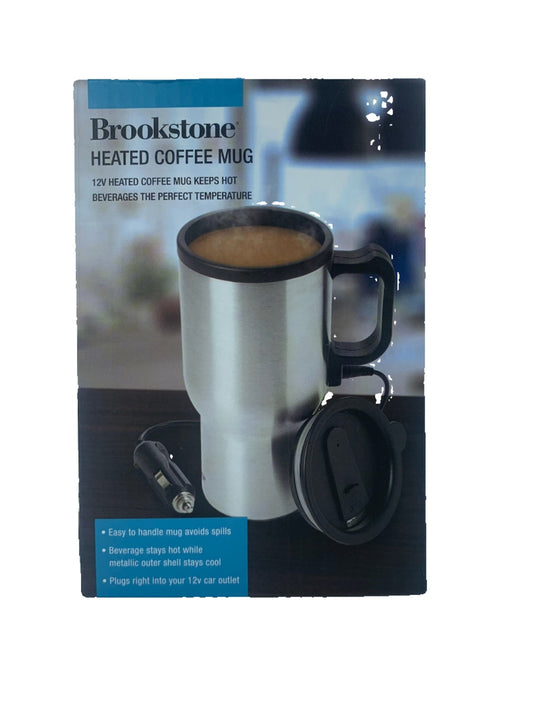 Heated Coffee Mug, Brookstone