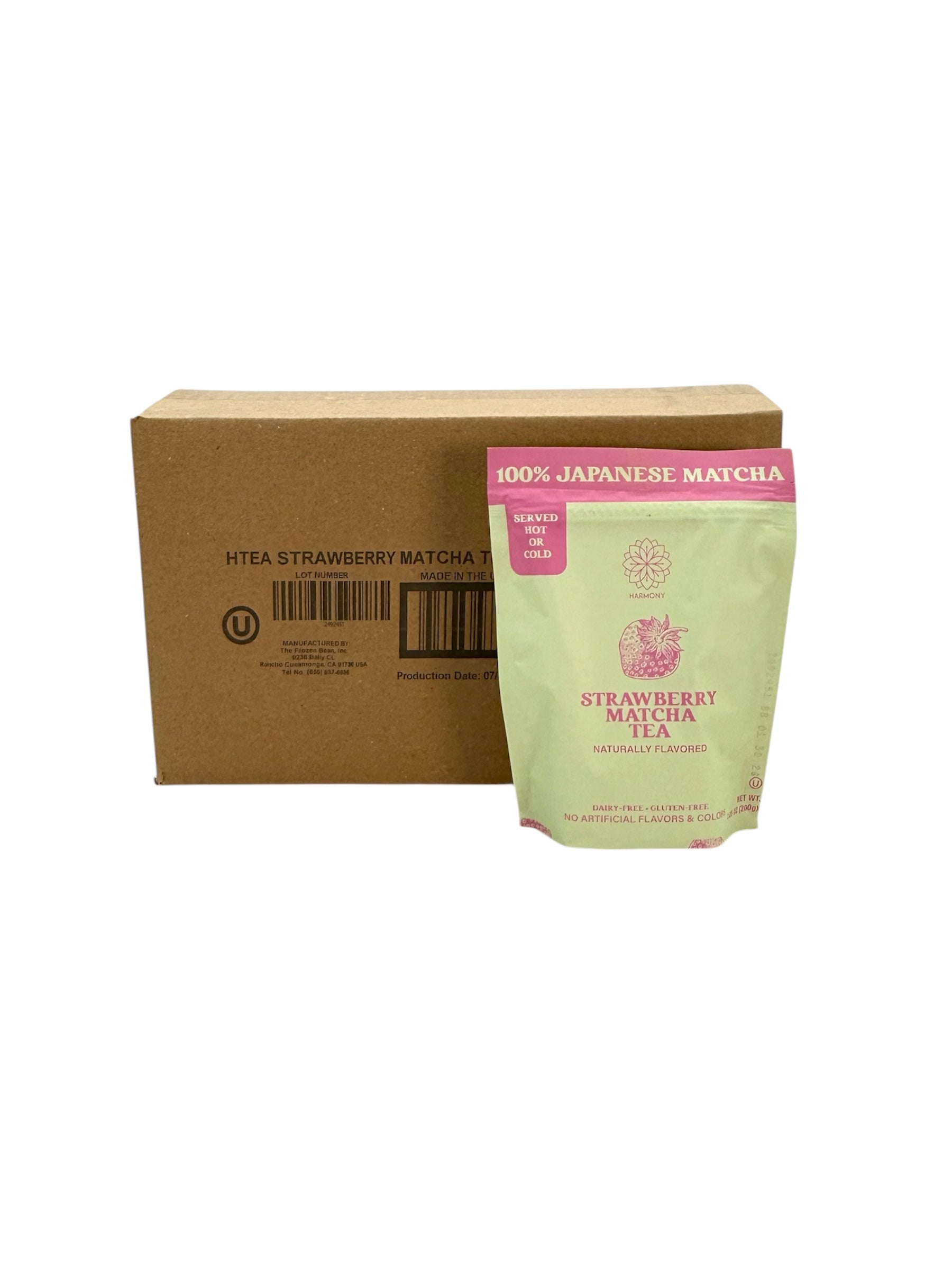 Matcha Tea Drink Mix - 7.05 oz. Bag, Case of 6 Bags.