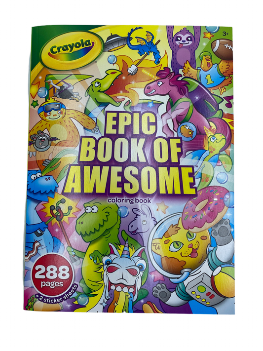 Coloring Book, Crayola Epic Book of Awesome