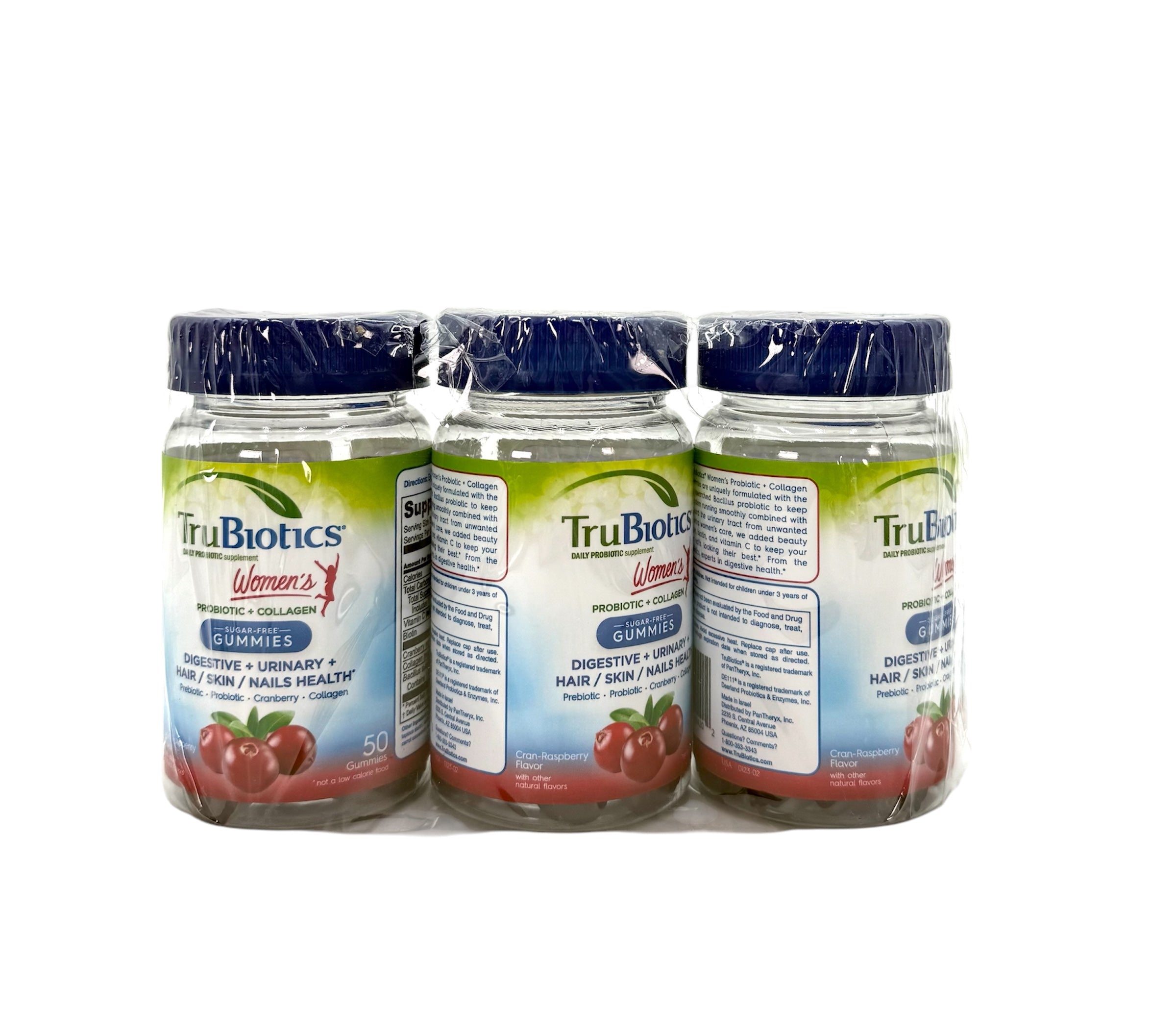 TruBiotics Women's Prebiotic Gummies - 50ct Bottle. Case of 24 Bottles.