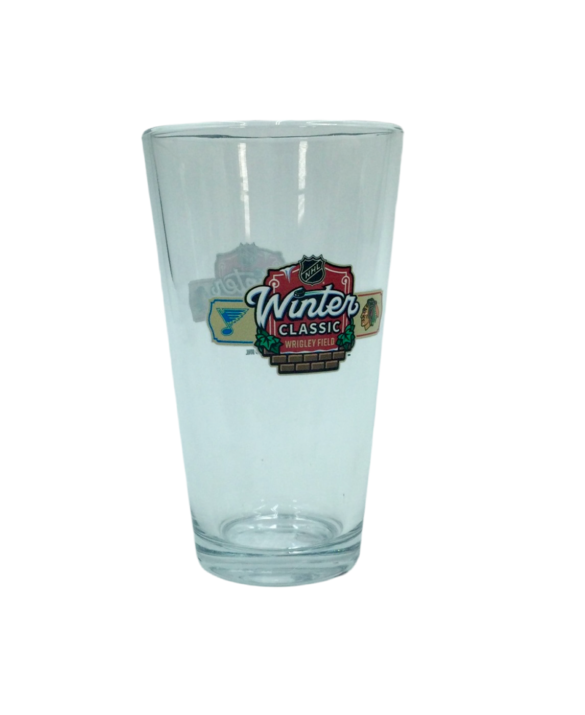 NHL Winter Classic 16 oz Pint Glass.  Case of 12 glasses.