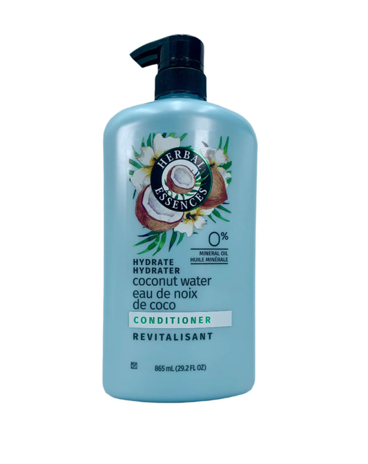 Herbal Essences Hydrate Conditioner- Coconut Water and Jasmine Scented. 29.2 oz bottle. 4 bottles per case.