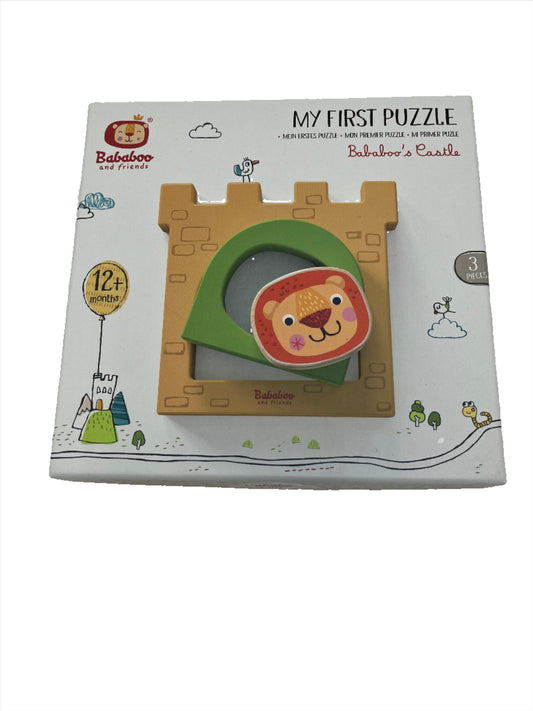 Wooden Puzzle, Bababoo and Friends My First Puzzle - case of 4