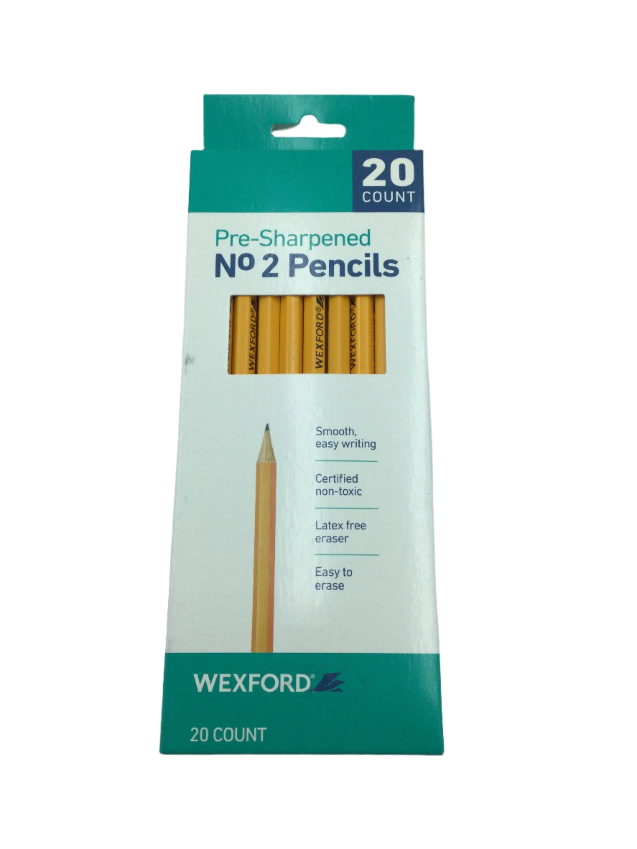 No. 2 Pencils. 20 per pack. Assorted brands.