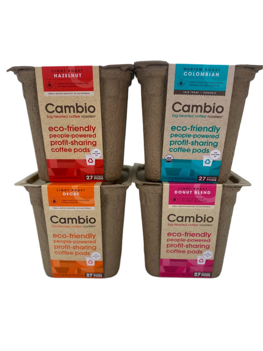 Cambio Roasters Coffee Pods - Tub of 27 pods