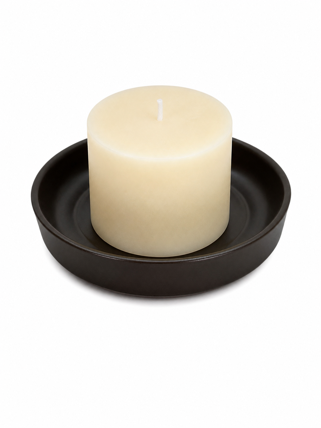 Candle Dish, Dark Gray - IKEA Ärofull