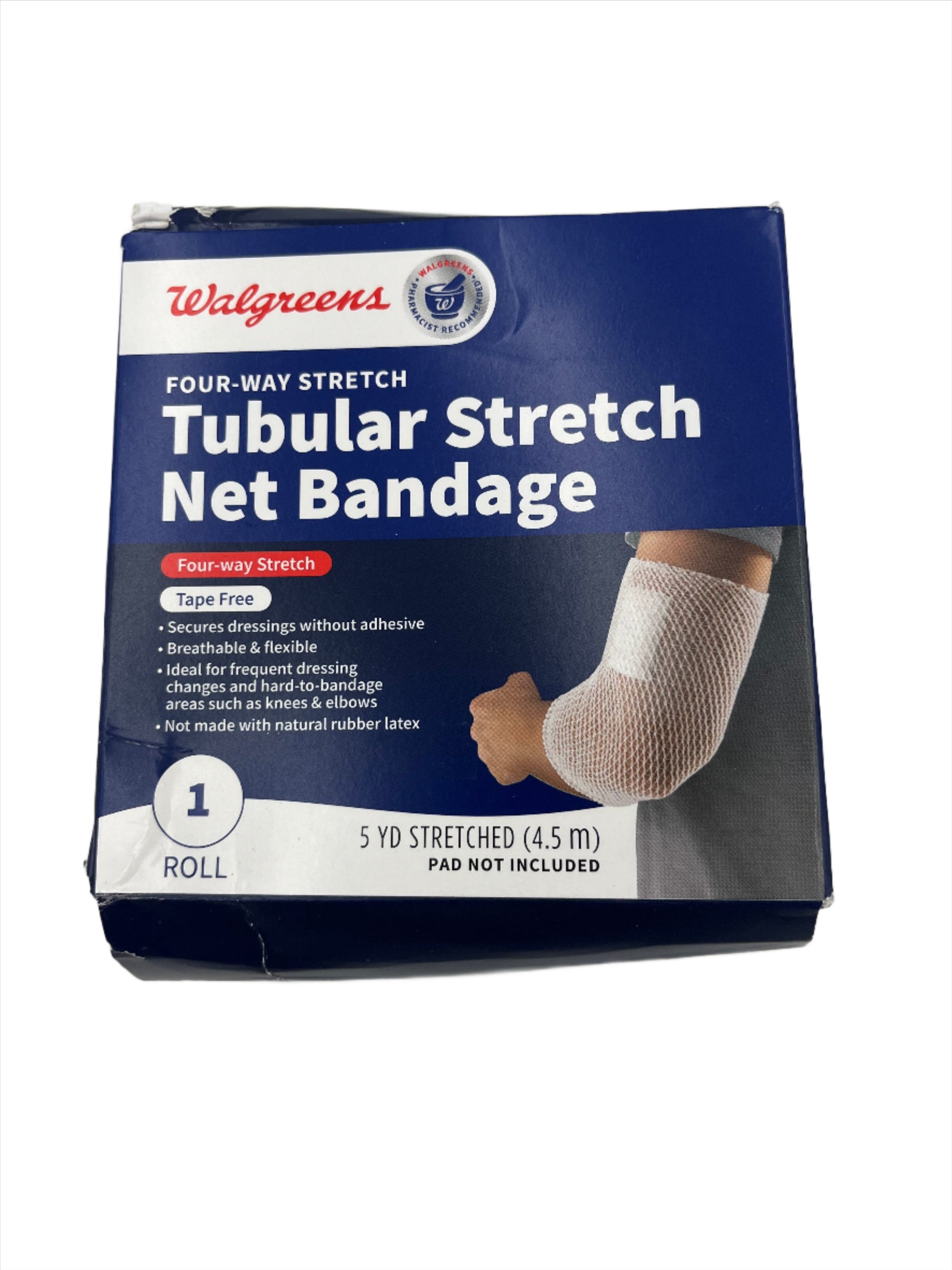 Walgreens Tubular Stretch Net Bandage 5 yard roll 1 roll Bag of 3