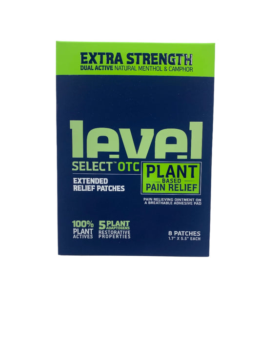 Level Select OTC Extended Relief Patch - Package of 8 patches