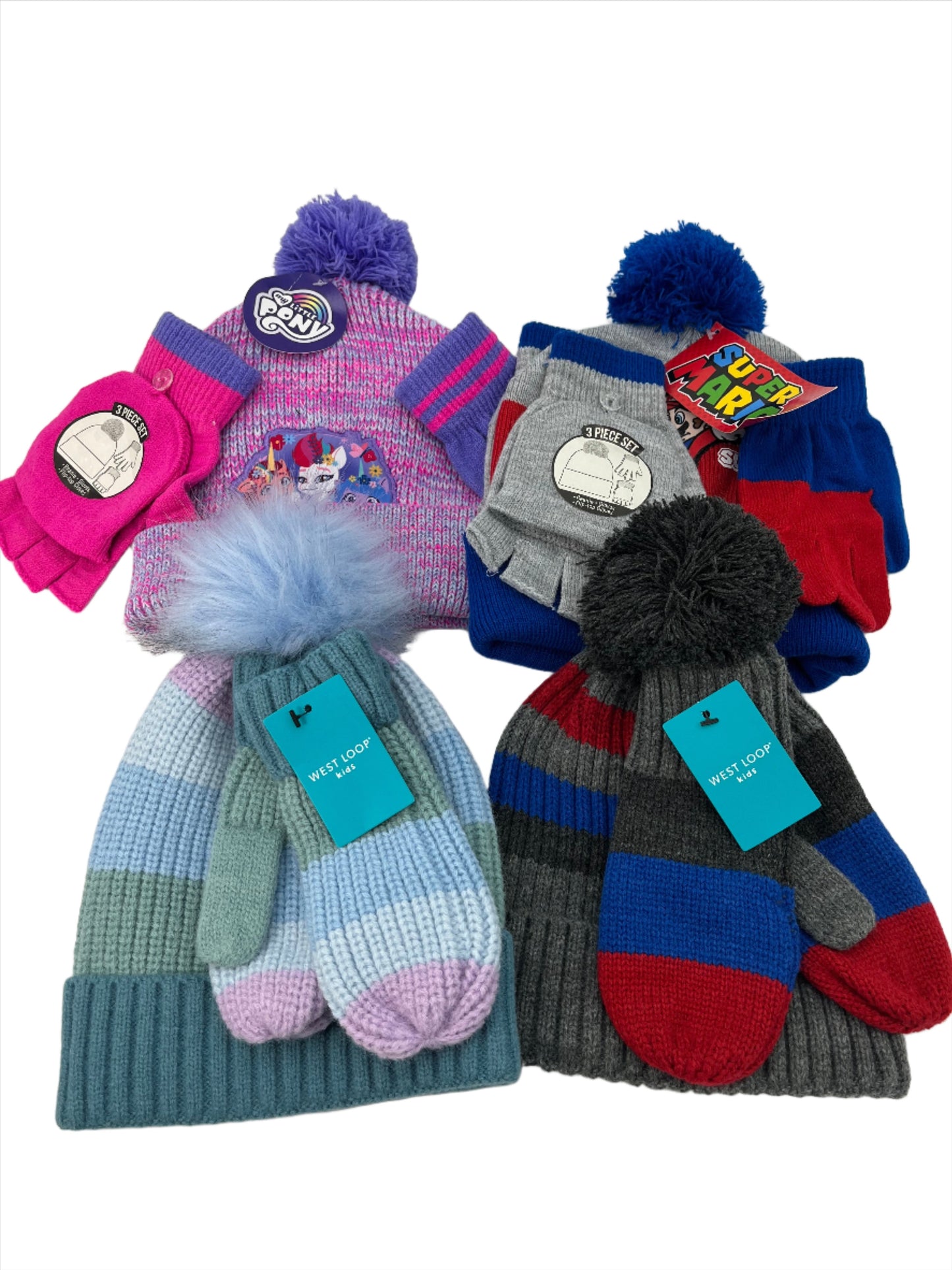 Kids Hat & Glove Set