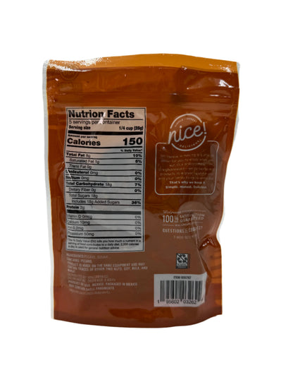 Nice! Candied Pecans - 5 oz bag.  Case of 12 bags.