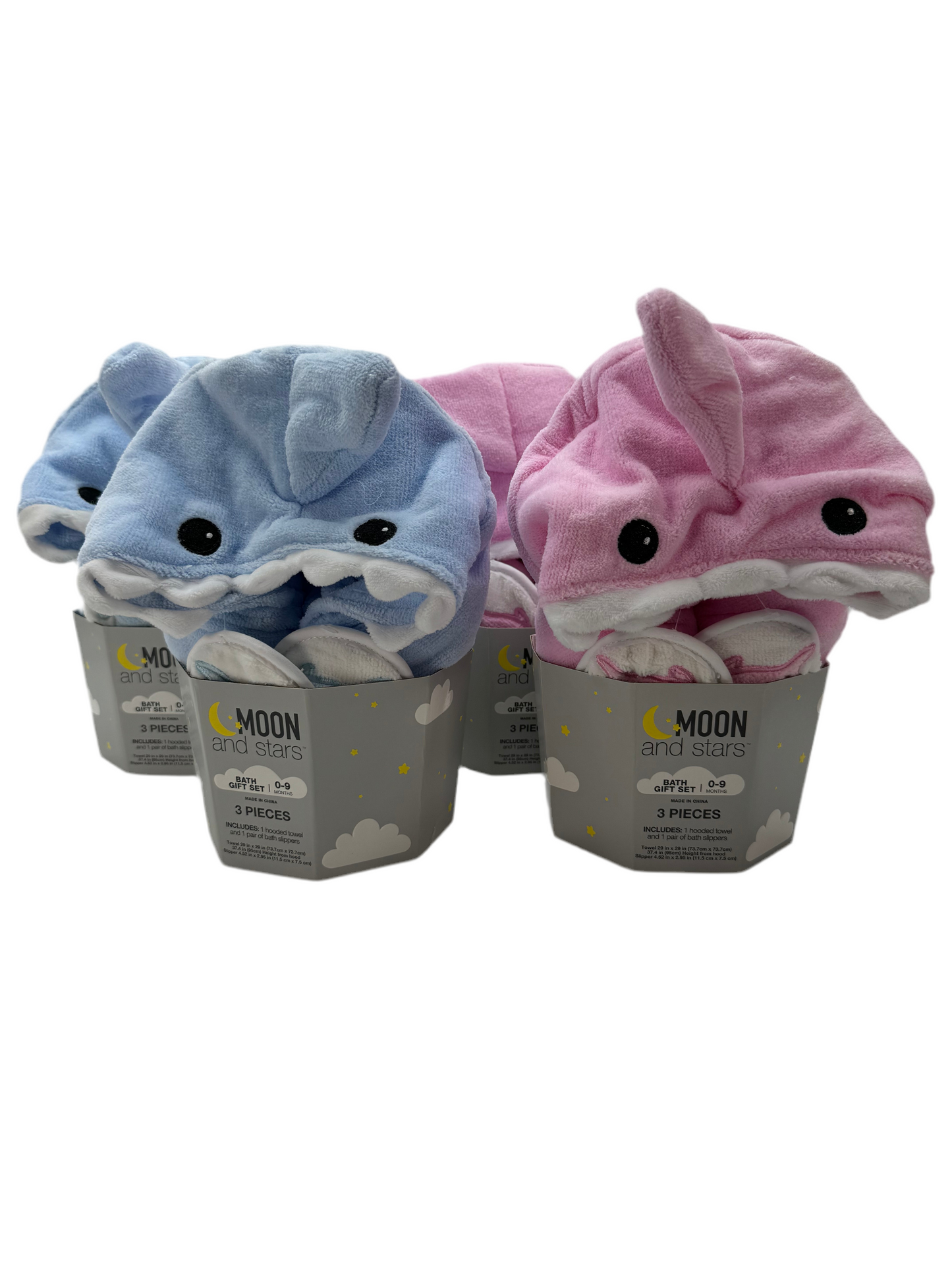 Moon & Stars Shark Bath Gift Set - Case of 4.