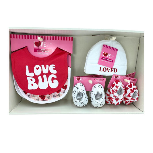 Baby Gift Set for Newborns, Love is in the Air, 4 Sets Per Order