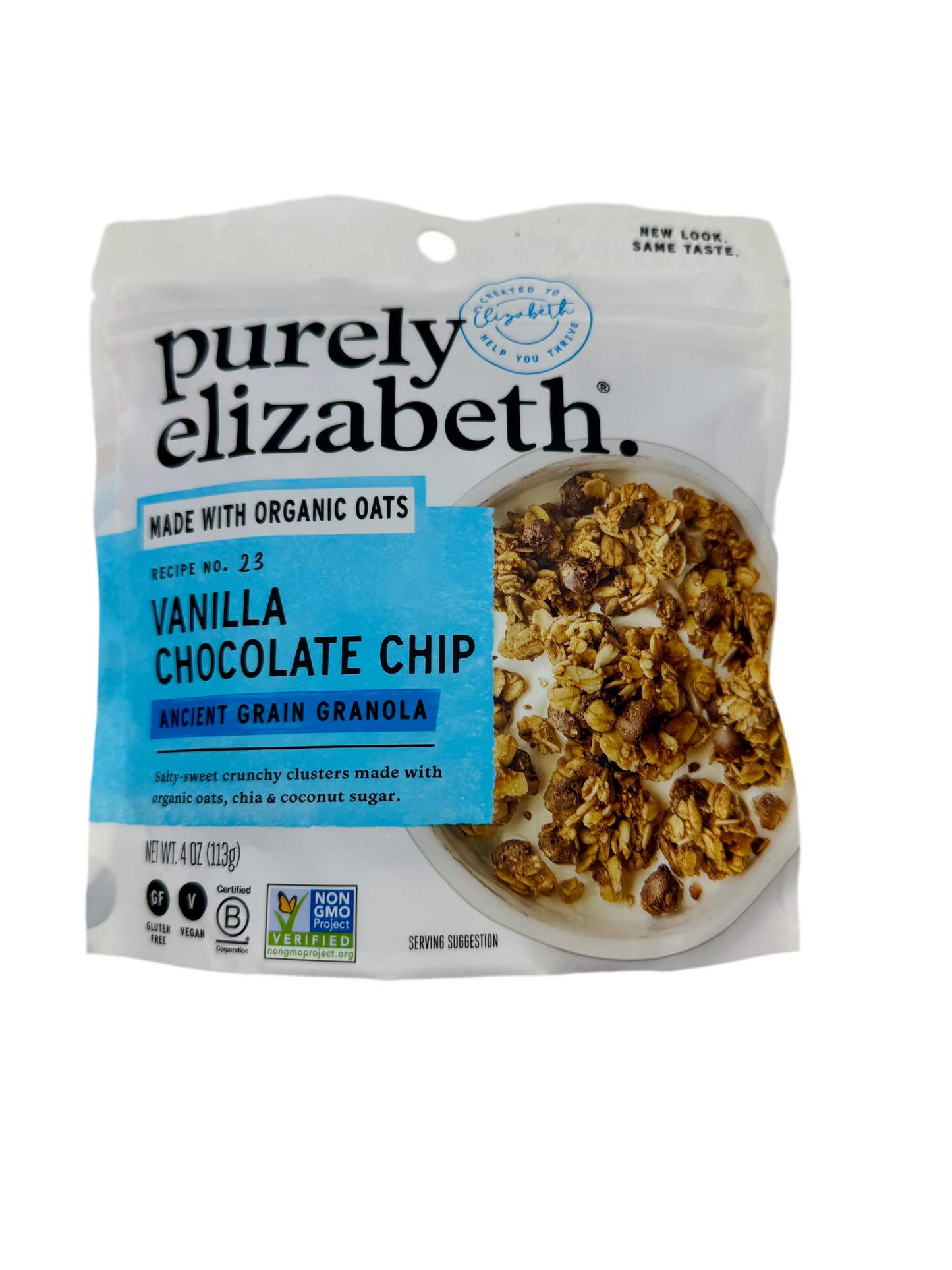 Purely Elizabeth Original Ancient Grain Granola.  4oz package.  Case of 10 packages.