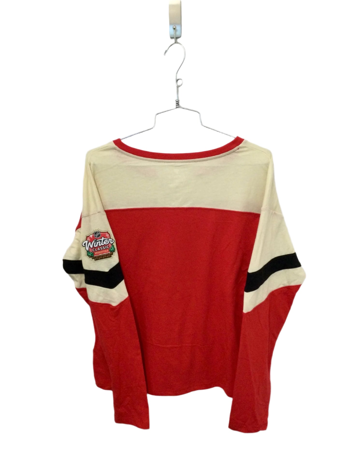 Blackhawks Winter Classic Women's Long Sleeve V-Neck Shirt