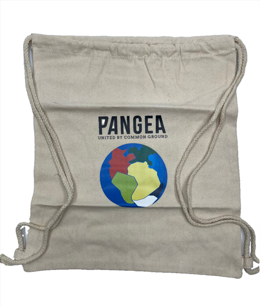 Cotton Drawstring Sling Bag, Pangea Branded