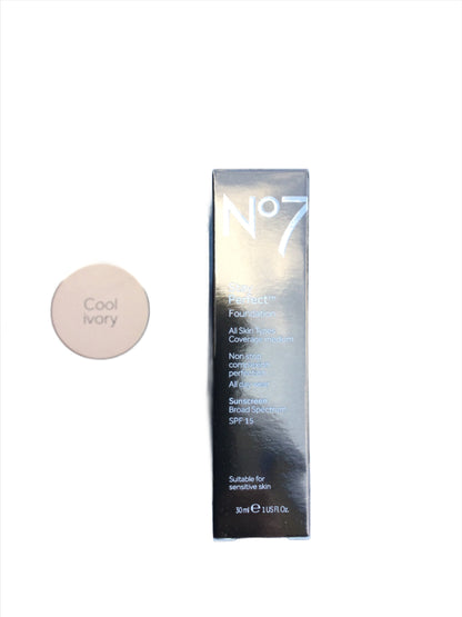 Face Foundation, No.7 Protect & Perfect Foundation. Case of 35 bottles