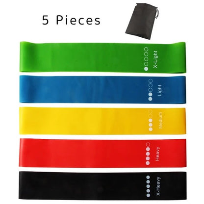 Resistance Band Set, Pack of 5 bands