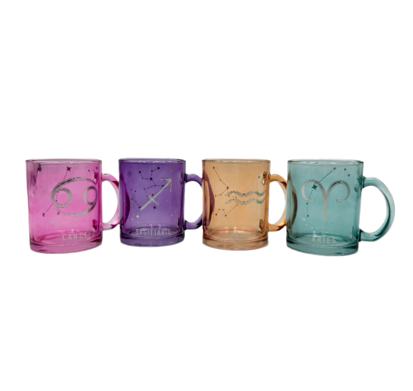 Glass Zodiac Mugs Case of 48 Mugs GiveNKind