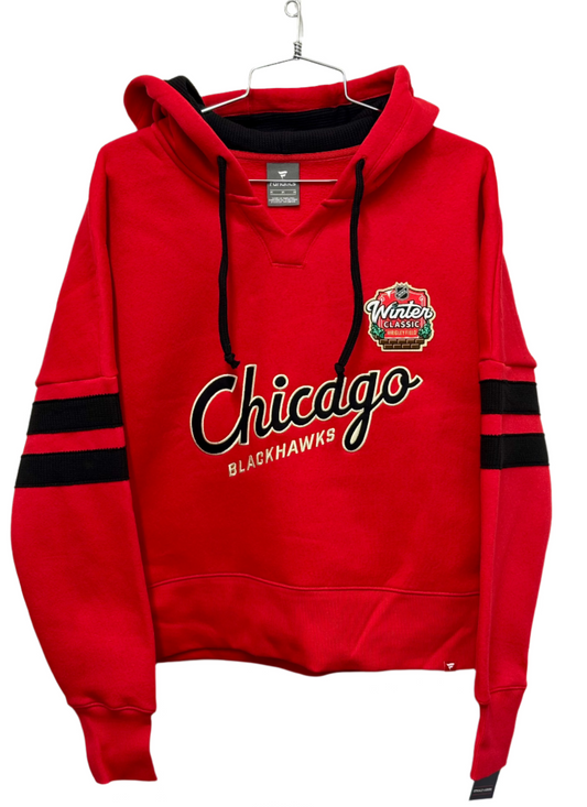 Blackhawks Winter Classic Women's Cropped Hoodie