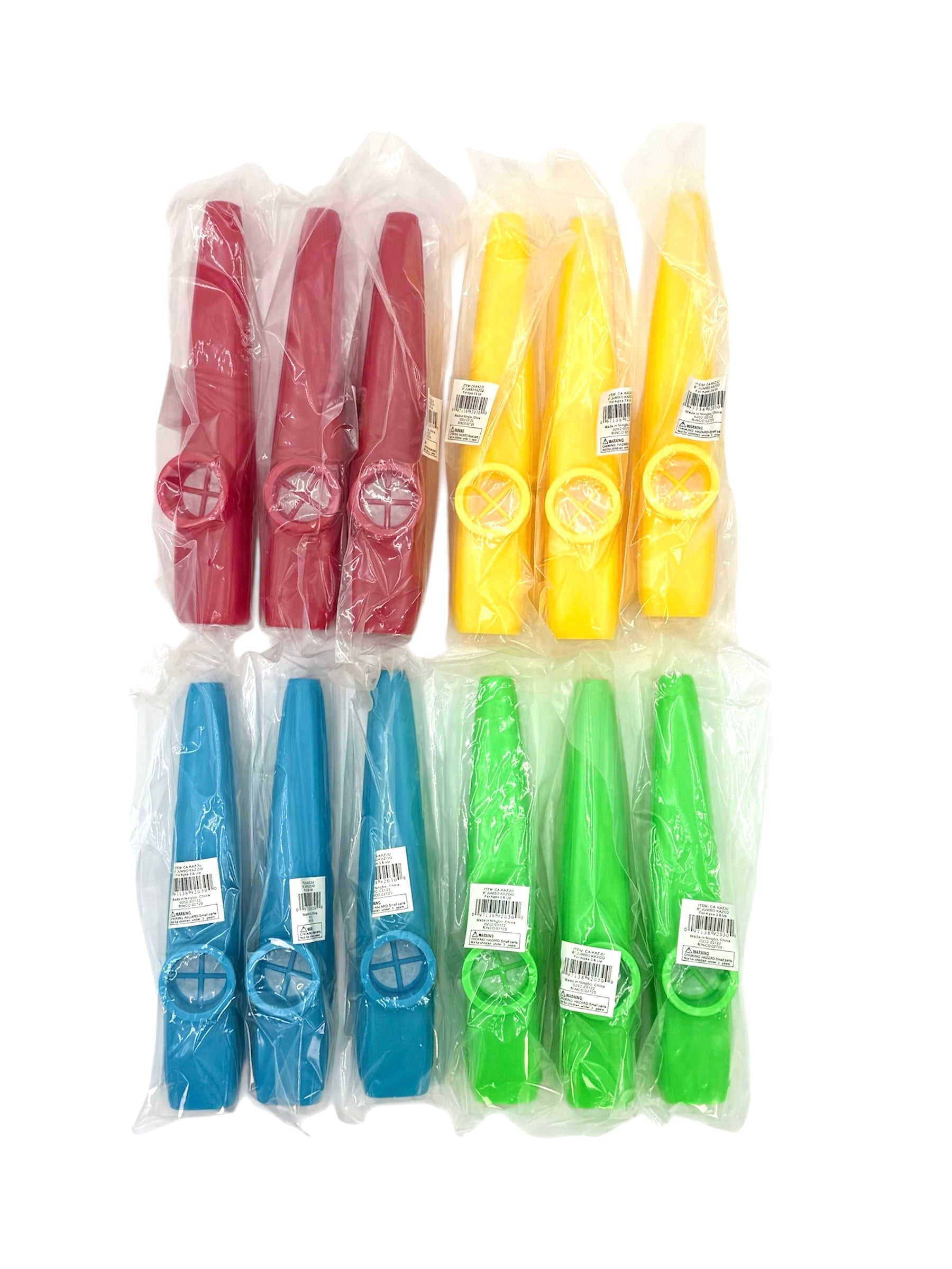 Jumbo Kazoos, Pack of 12